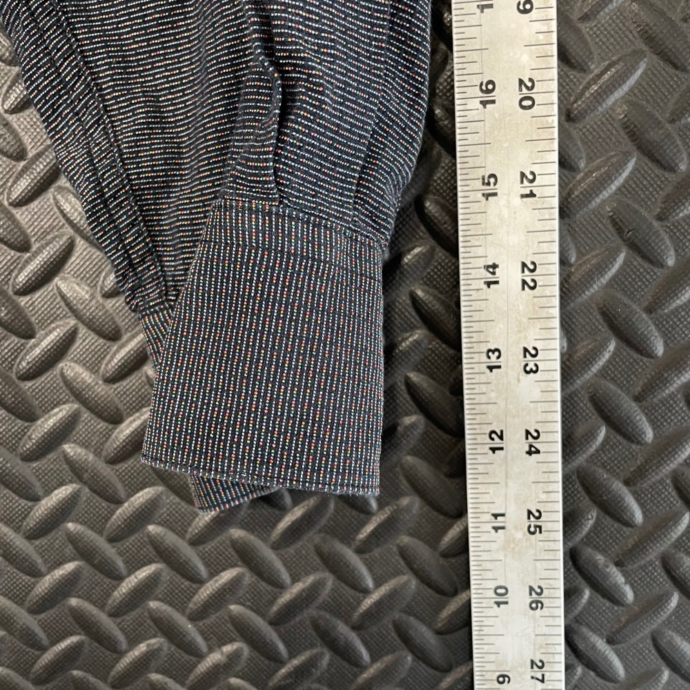 Riscatto‎ Dark Gray Button Up Dress Shirts Men's Size XL Casual Wear Comfort - Picture 8 of 9
